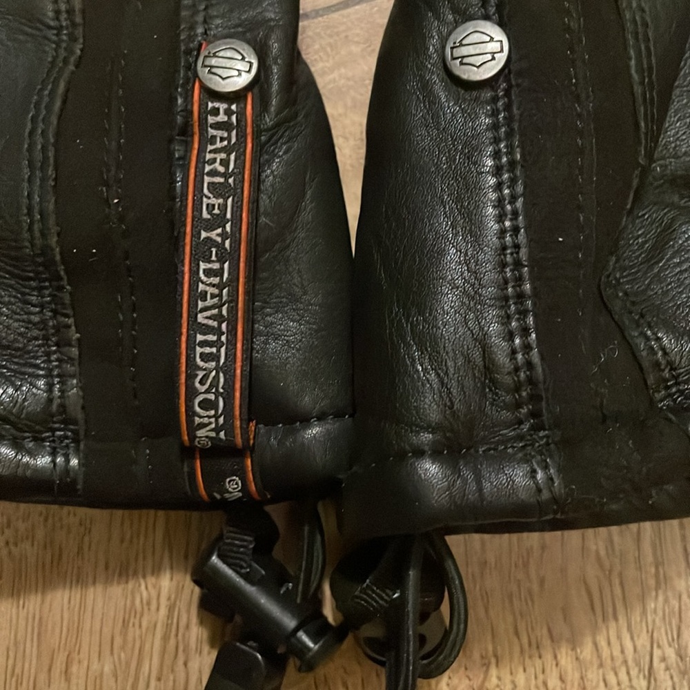 Harley-Davidson Black Leather Gloves